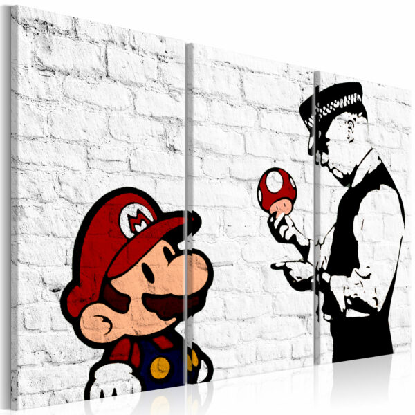 Kép - Mario Bros (Banksy)