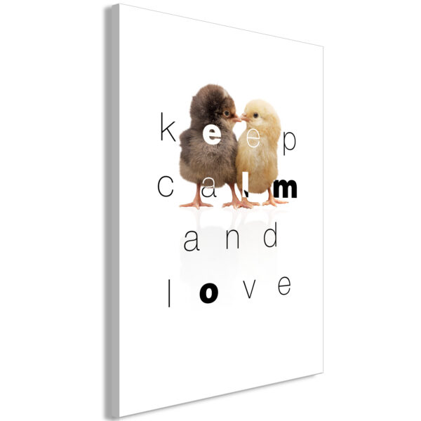 Kép - Keep Calm and Love (1 Part) Vertical - Image 2