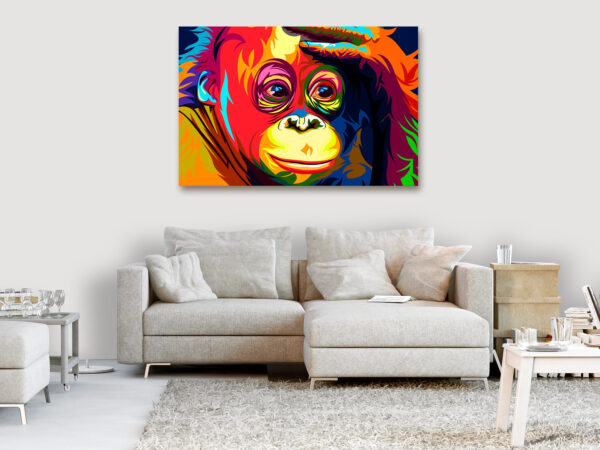 Kép - Colourful Orangutan (1 Part) Wide - Image 2