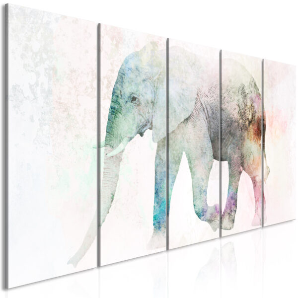 Kép - Painted Elephant (5 Parts) Narrow