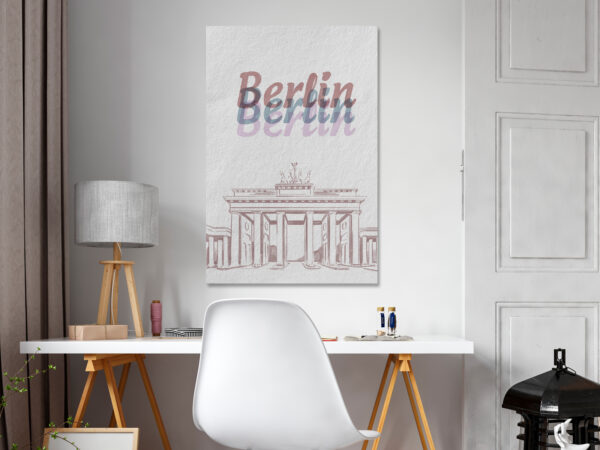 Kép - Berlin in Watercolours (1 Part) Vertical