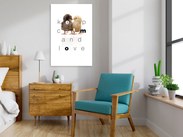 Kép - Keep Calm and Love (1 Part) Vertical